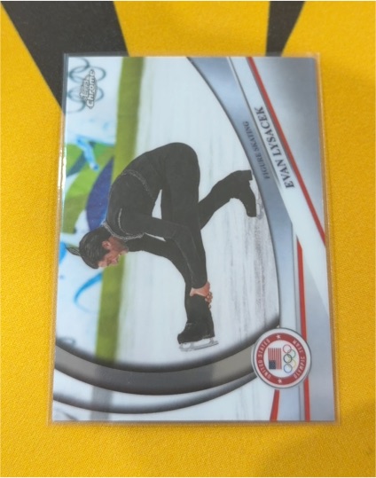 2026 Topps Chrome U.S. Winter Olympic #141 Evan Lysacek — front