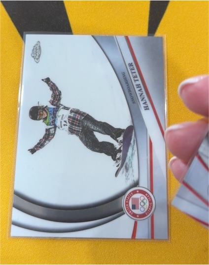 2026 Topps Chrome U.S. Winter Olympic #48 Hannah Teter — front
