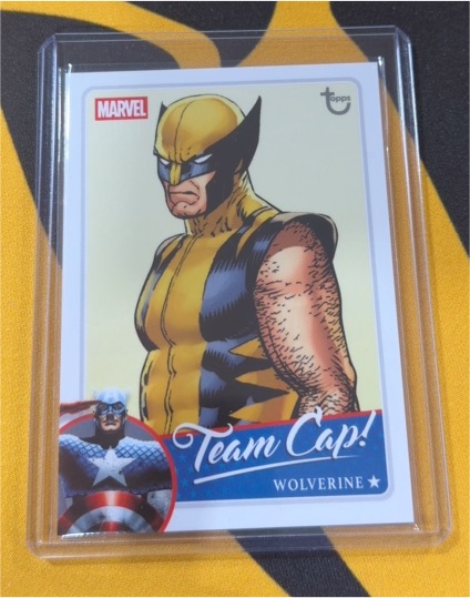 2026 Topps Marvel Brooklyn Collection #TC-11 Wolverine Team Cap! — front