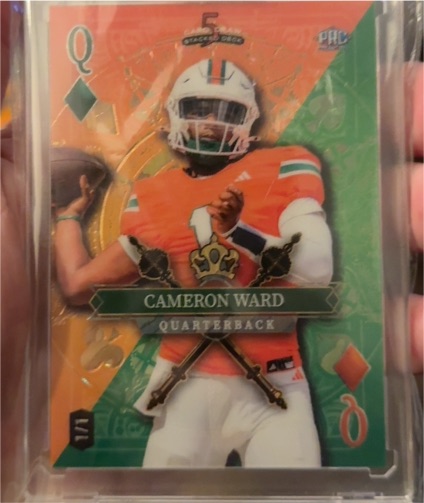 2024 Wild Card Stacked Deck #Q Cameron Ward — front