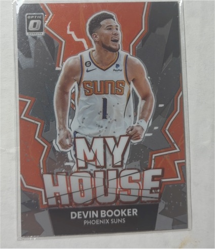 2022-23 Panini Donruss Optic #14 Devin Booker My House Phoenix Suns — front