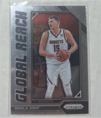 2022-23 Panini Prizm #1 Nikola Jokic Global Reach — front