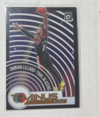 2020-21 Donruss Optic #14 Damian Lillard T-Minus 3...2...1 — front