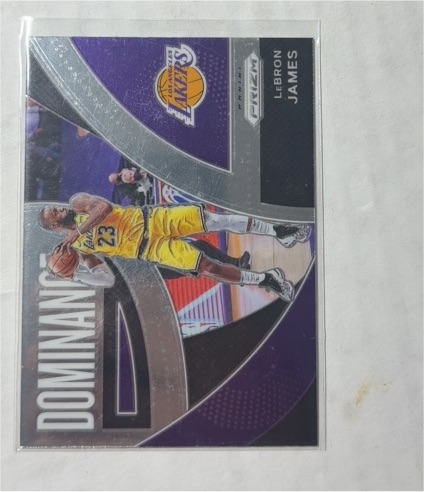 2021-22 Panini Prizm #6 LeBron James Dominance — front
