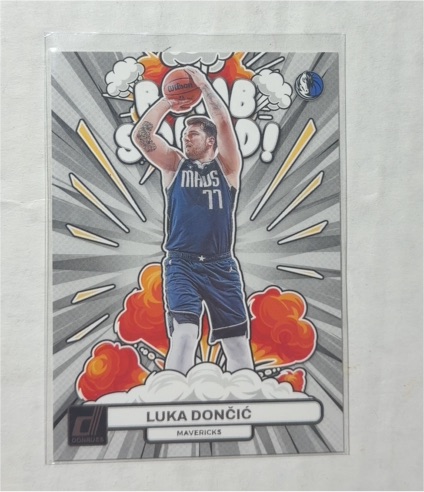 2023-24 Panini Donruss #3 Luka Dončić Bomb Squad — front