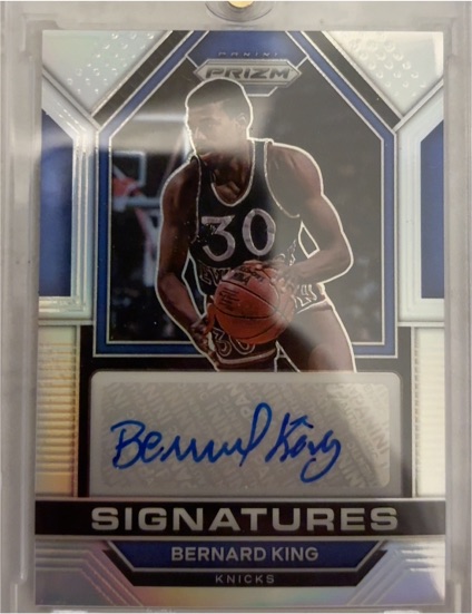 2022-23 Panini Prizm Signatures #SIG-BKI Bernard King — front