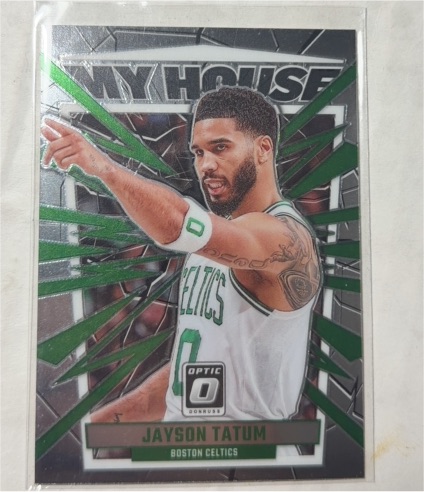 2023-24 Donruss Optic #7 Jayson Tatum My House Boston Celtics — front