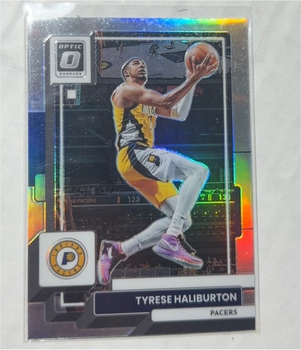 2022-23 Donruss Optic #99 Tyrese Haliburton — front
