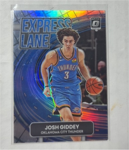 2022-23 Panini Donruss Optic Express Lane #24 Josh Giddey — front