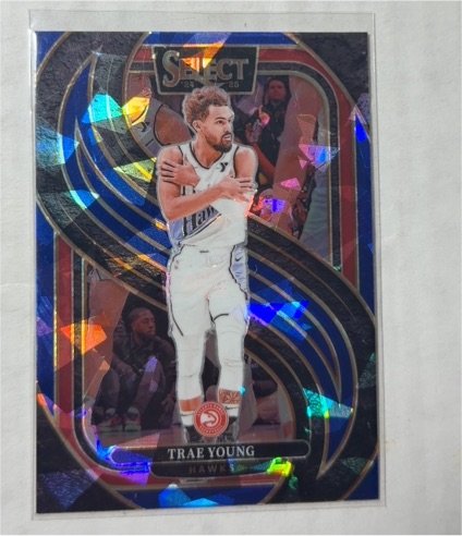 2024-25 Panini Select Premier Level #123 Trae Young — front