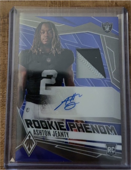 2025 Panini Phoenix #RPJ-AJY Ashton Jeanty Rookie Phenom — front