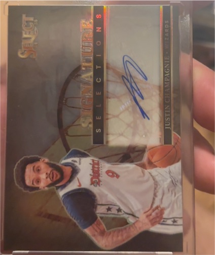 2024-25 Panini Select Signature Selections #SS-JCP Justin Champagnie — front
