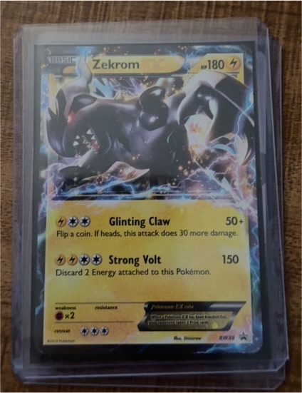 2012 Pokémon BW38 Zekrom EX — front