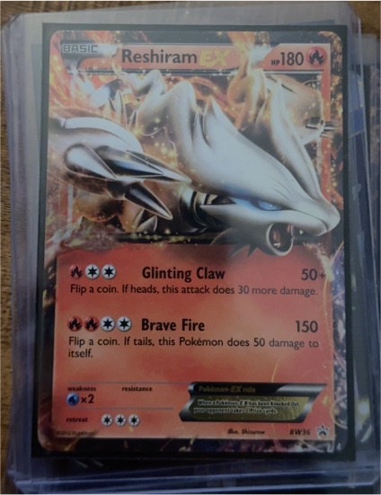 Pokémon Reshiram EX BW36 Black & White Promo — front