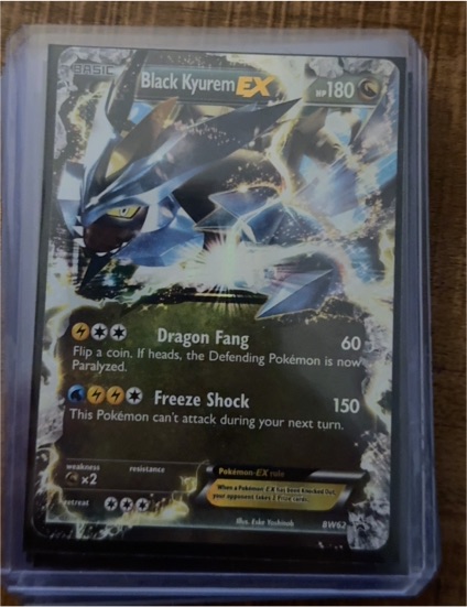 Black Kyurem EX BW62 Black & White Promo — front