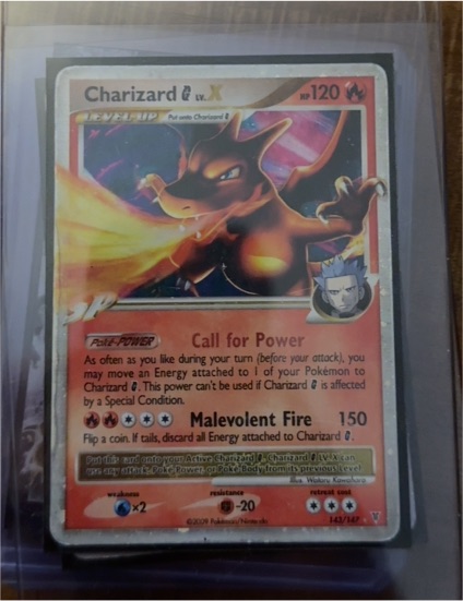 2009 Pokémon Charizard G Lv.X #DP45 — front