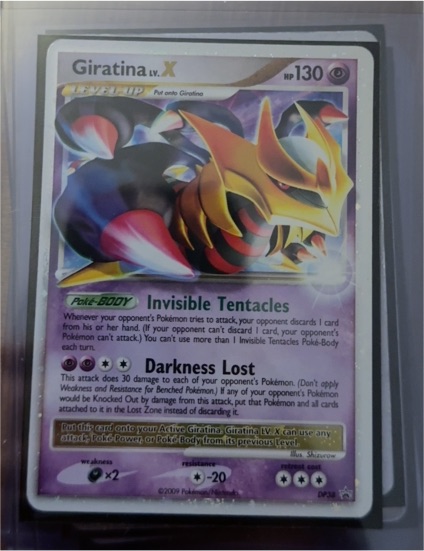 2009 Pokémon TCG Giratina LV. X #DP38 — front