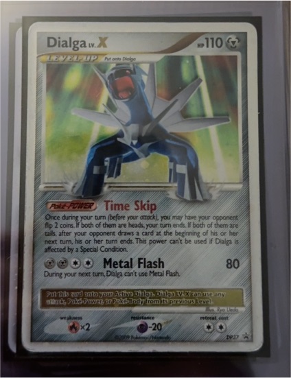 2009 Pokémon Dialga LV.X DP37 Diamond and Pearl — front