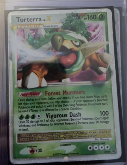 2007 Pokémon Torterra LV.X DP09 Diamond & Pearl Promo — front