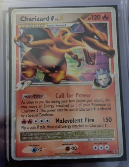 2009 Pokémon Charizard G Lv.X #DP45 Diamond and Pearl Promo — front
