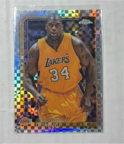 2025-26 Topps Chrome #242 Shaquille O'Neal X-Fractor — front