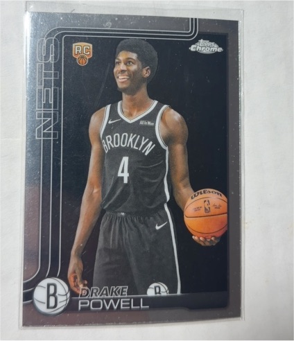 2025-26 Topps Chrome #272 Drake Powell — front