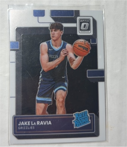 2022-23 Donruss Optic #216 Jake La Ravia Rated Rookie RC — front