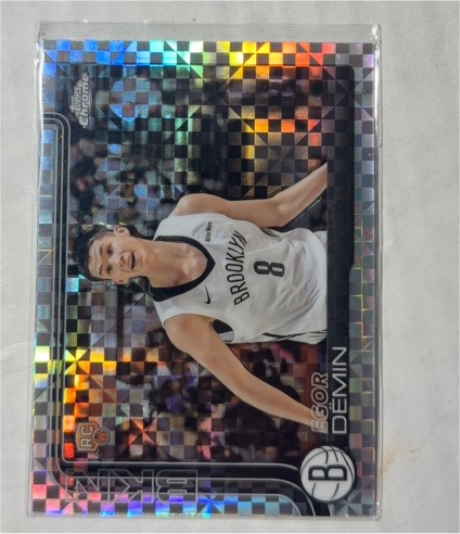 2025-26 Topps Chrome #258 Egor Demin — front