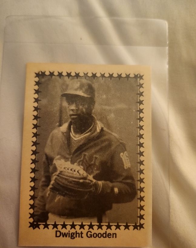 1986 Fritsch Negro League Baseball Stars #2 Dwight Gooden — front
