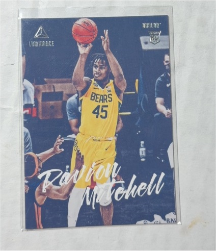 2021 Panini Chronicles Luminance #85 Davion Mitchell Rookie — front