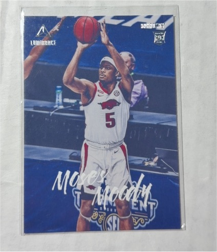 2021 Panini Chronicles Luminance Draft Picks #86 Moses Moody — front