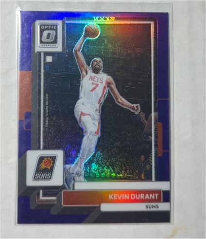 2022-23 Donruss Optic #9 Kevin Durant Purple Prizm Phoenix Suns — front