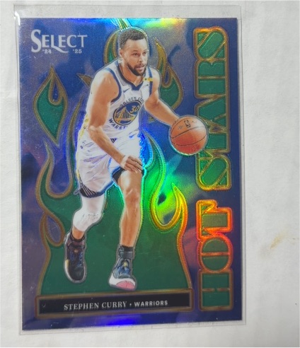 2024-25 Panini Select #12 Stephen Curry Hot Stars — front