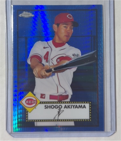 2021 Topps Chrome Platinum Anniversary #318 Shogo Akiyama — front