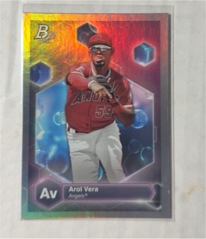 2022 Bowman Platinum Precious Elements #PE-28 Arol Vera — front