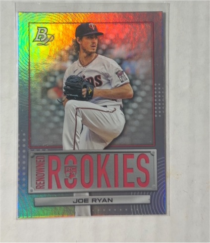 2022 Bowman Platinum #RR-14 Joe Ryan Renowned Rookies — front