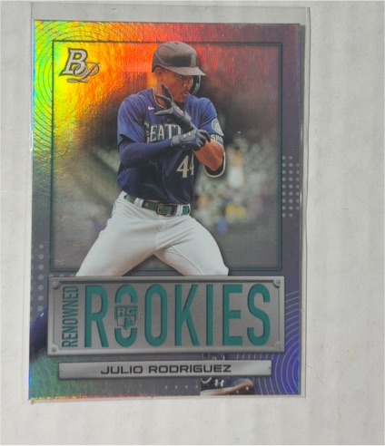 2022 Bowman Platinum Renowned Rookies #RR-17 Julio Rodriguez — front
