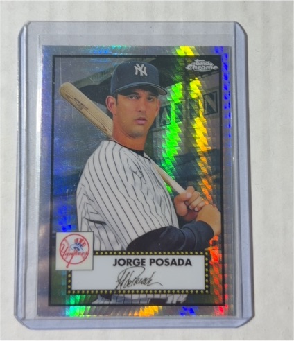 2021 Topps Chrome Platinum Anniversary #683 Jorge Posada — front