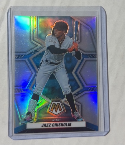 2022 Panini Mosaic #156 Jazz Chisholm — front