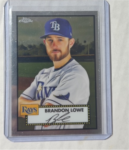 2021 Topps Chrome Platinum Anniversary #326 Brandon Lowe — front