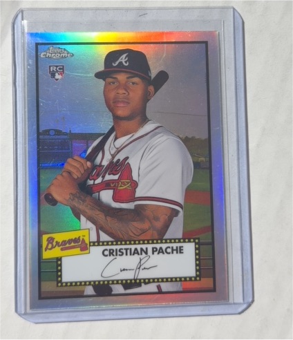 2021 Topps Chrome Platinum Anniversary #4 Cristian Pache — front