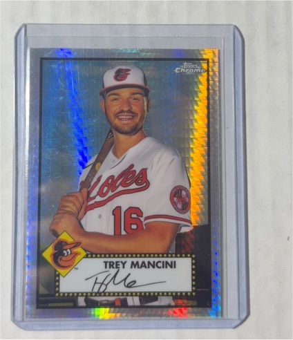 2021 Topps Chrome Platinum Anniversary #131 Trey Mancini — front