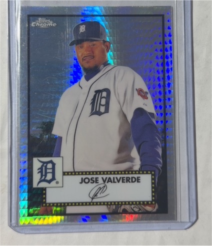 2021 Topps Chrome Platinum Anniversary #676 Jose Valverde — front