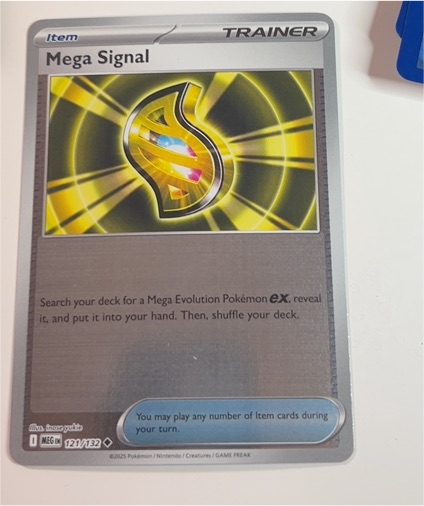 2025 Pokémon Mega Evolutions #121 Mega Signal — front