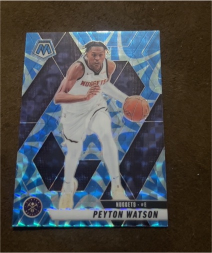2024-25 Panini Mosaic #194 Peyton Watson — front