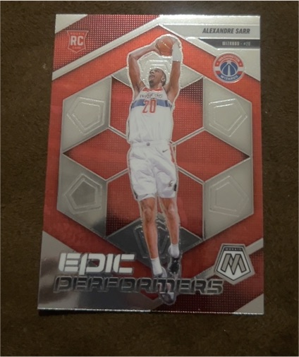 2024-25 Panini Mosaic #12 Alexandre Sarr Epic Performers — front