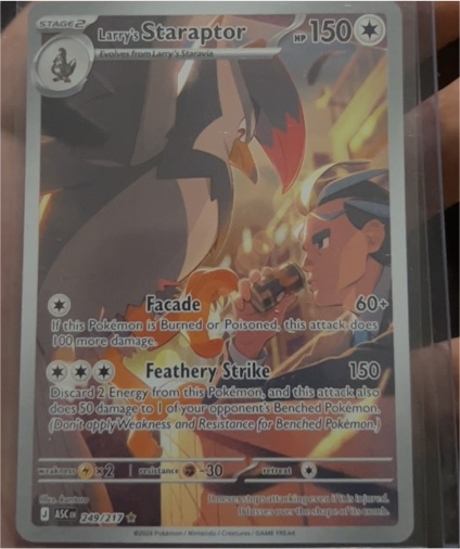 2023 Pokémon Ascended Heroes #249 Larry's Staraptor — front