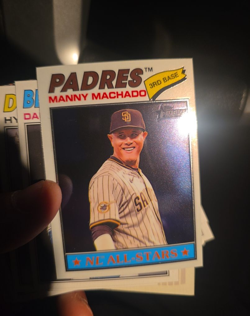 2026 Topps Heritage Chrome #143 Manny Machado — front
