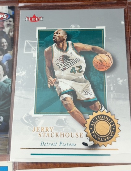 2000-01 Fleer Authority #7 Jerry Stackhouse — front