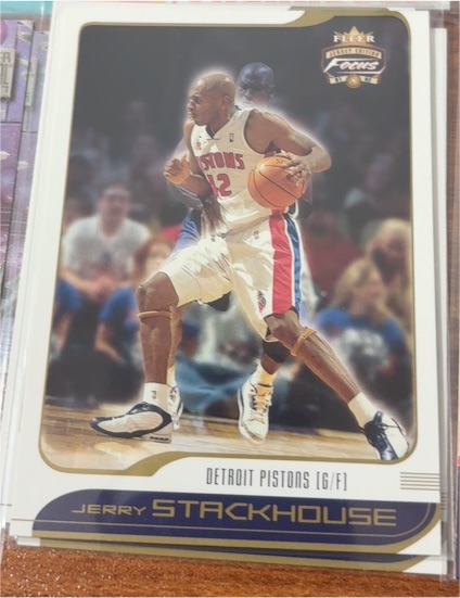2001-02 Fleer Focus #55 Jerry Stackhouse — front